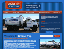 Tablet Screenshot of greasetrap.net.au